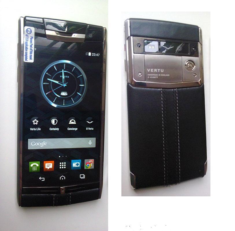 Vertu Signature Touch Claret Leather