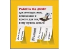 Работаподработка на удаленном доступе